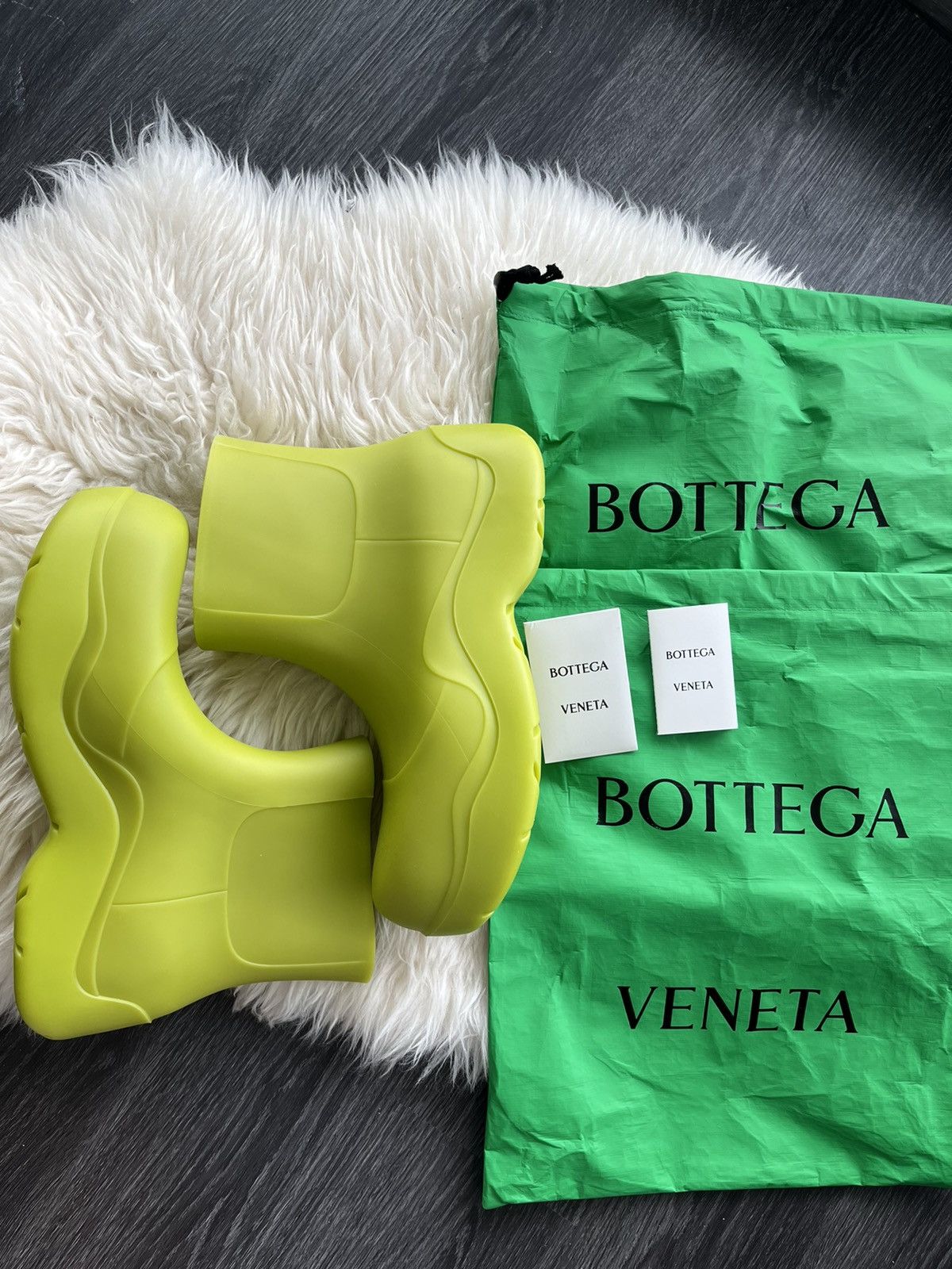 Bottega Veneta Rare Brand New Limited Edition Puddle Ankle Rubber Boot Size US 11 / EU 44 - 3 Thumbnail