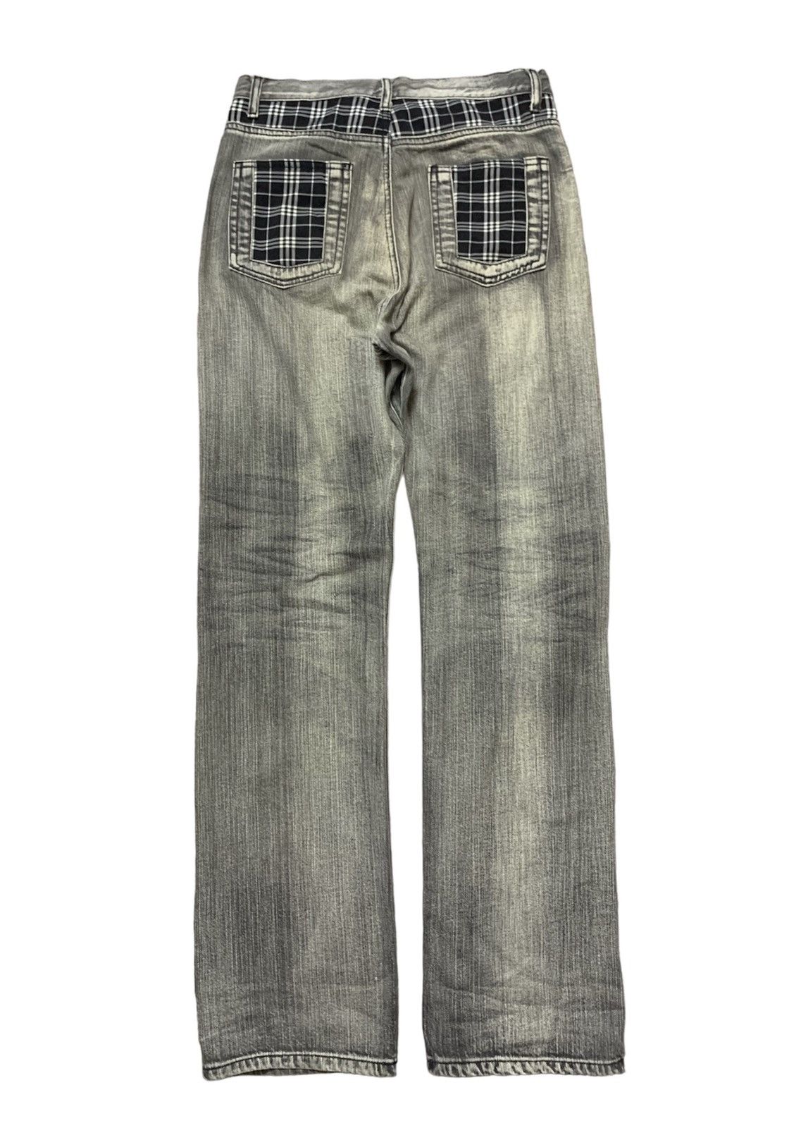 Hysteric Glamour Japanese Brand Unknown Words Printed Washed Denim Size US 29 - 2 Thumbnail