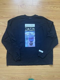 serial experiments lain T-shirt INFOPNOGRAPHY L SIZE ANIME Rare