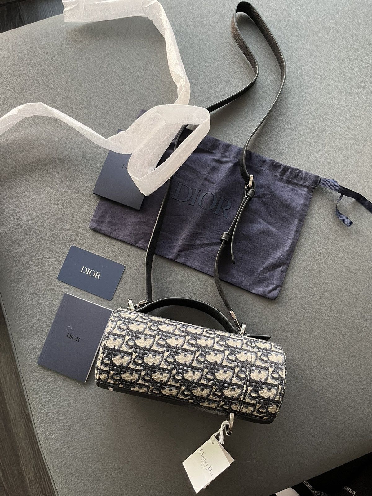 Dior Rare Brand New Limited Edition Oblique Roller Saddle Bag Size ONE SIZE - 25 Thumbnail