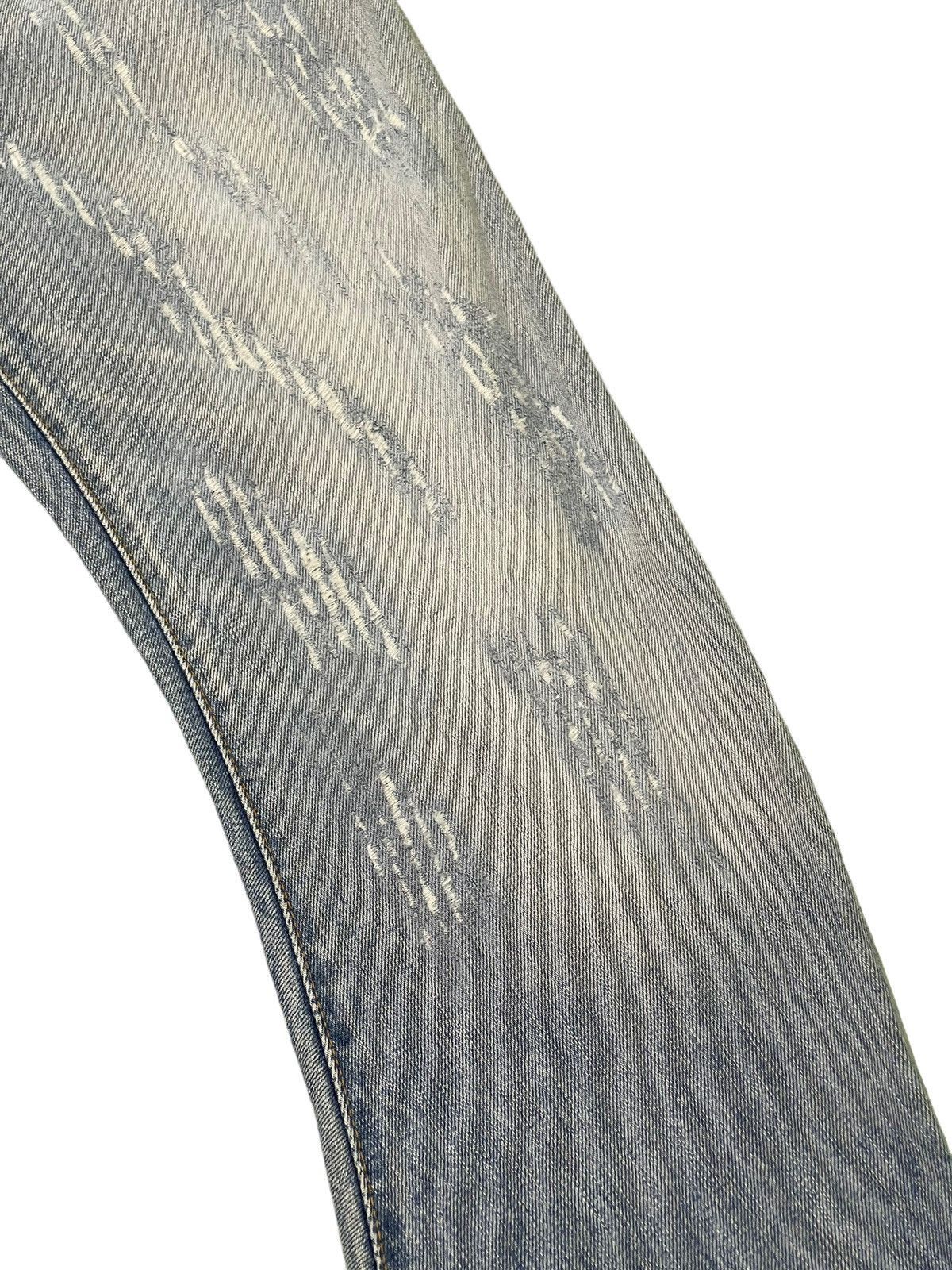 Japanese Brand Flare Jeans WJK Japan Distress Banana Curv Leg Boot Cut 6🟦0 Size US 30 / EU 46 - 7 Thumbnail