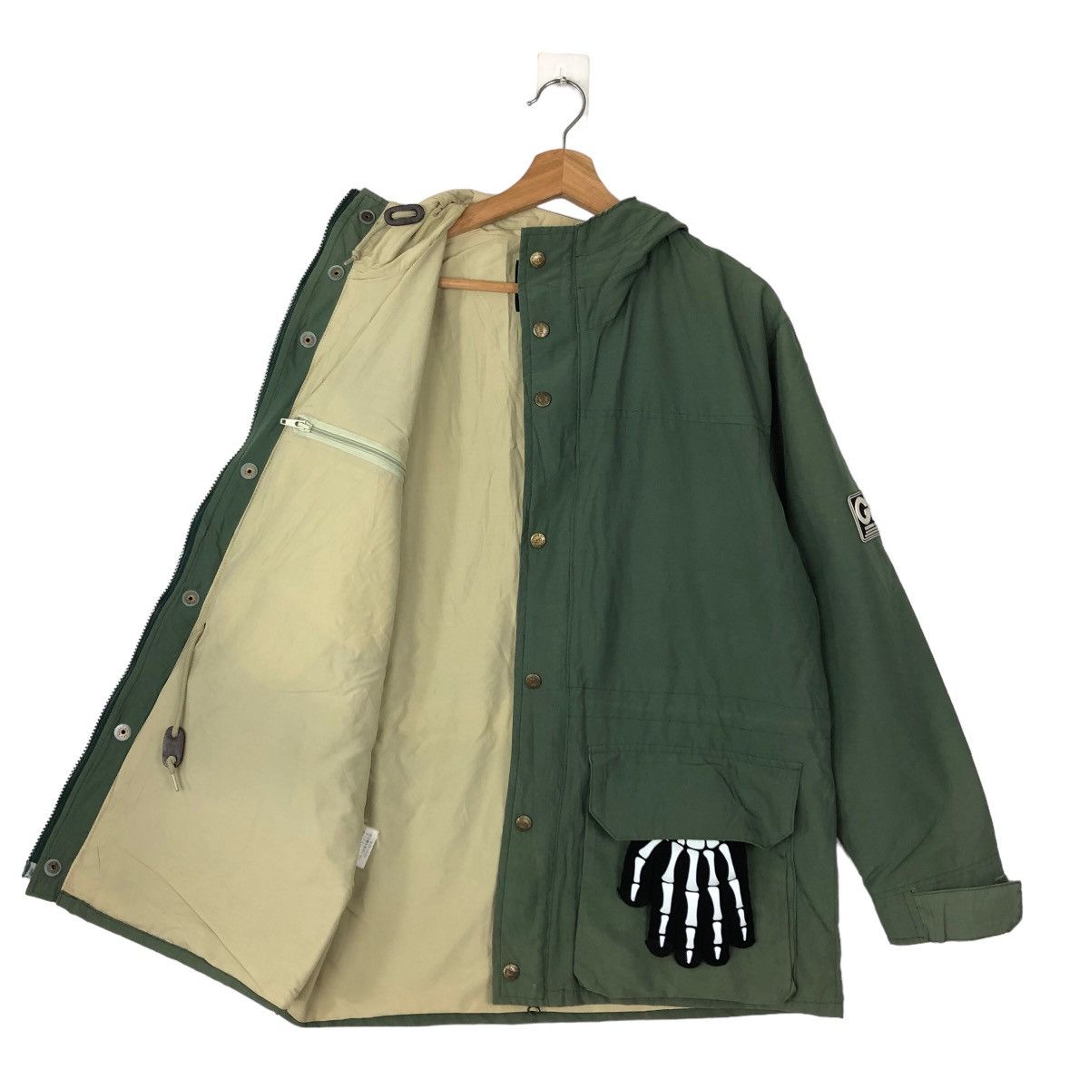 Japanese Brand VINTAGE EXCITING FISHING BY GETT SURVIVAL JACKET COACHPOCKET Size US L / EU 52-54 / 3 - 9 Thumbnail