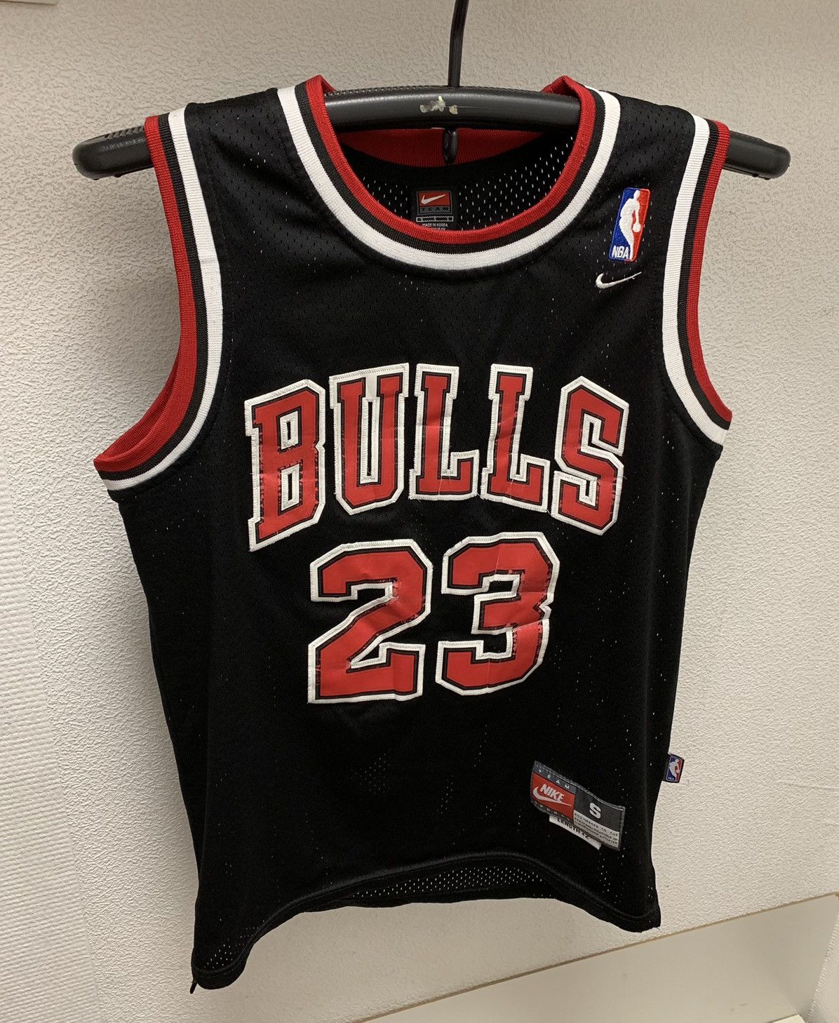 image of Nike Chicago Bulls 23 Nba Jersey Jordan 23 Rodman in Black, Men's (Size Small)