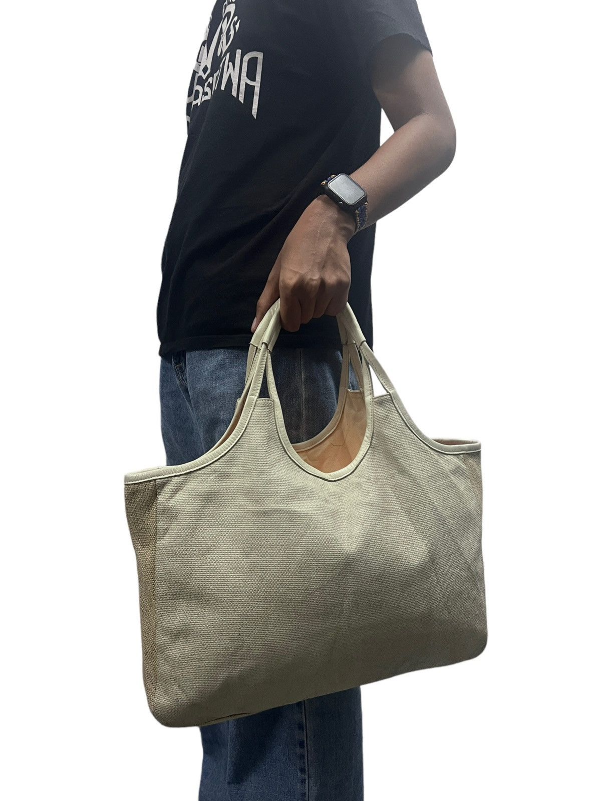 Yohji Yamamoto Vintage Y’s by Yohji Yamamoto Coated Canvas Shoulder Bag Size ONE SIZE - 14 Thumbnail