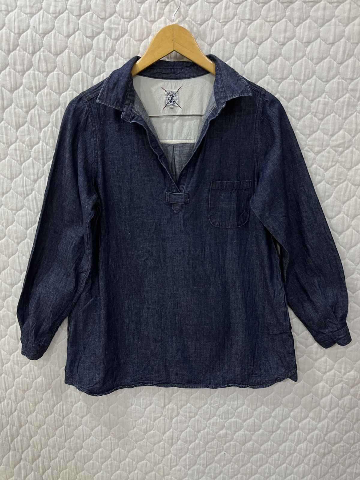 (Uuuu)⚡️⚡️⚡️ UME BRISE PULLOVER DENIM SHIRTS