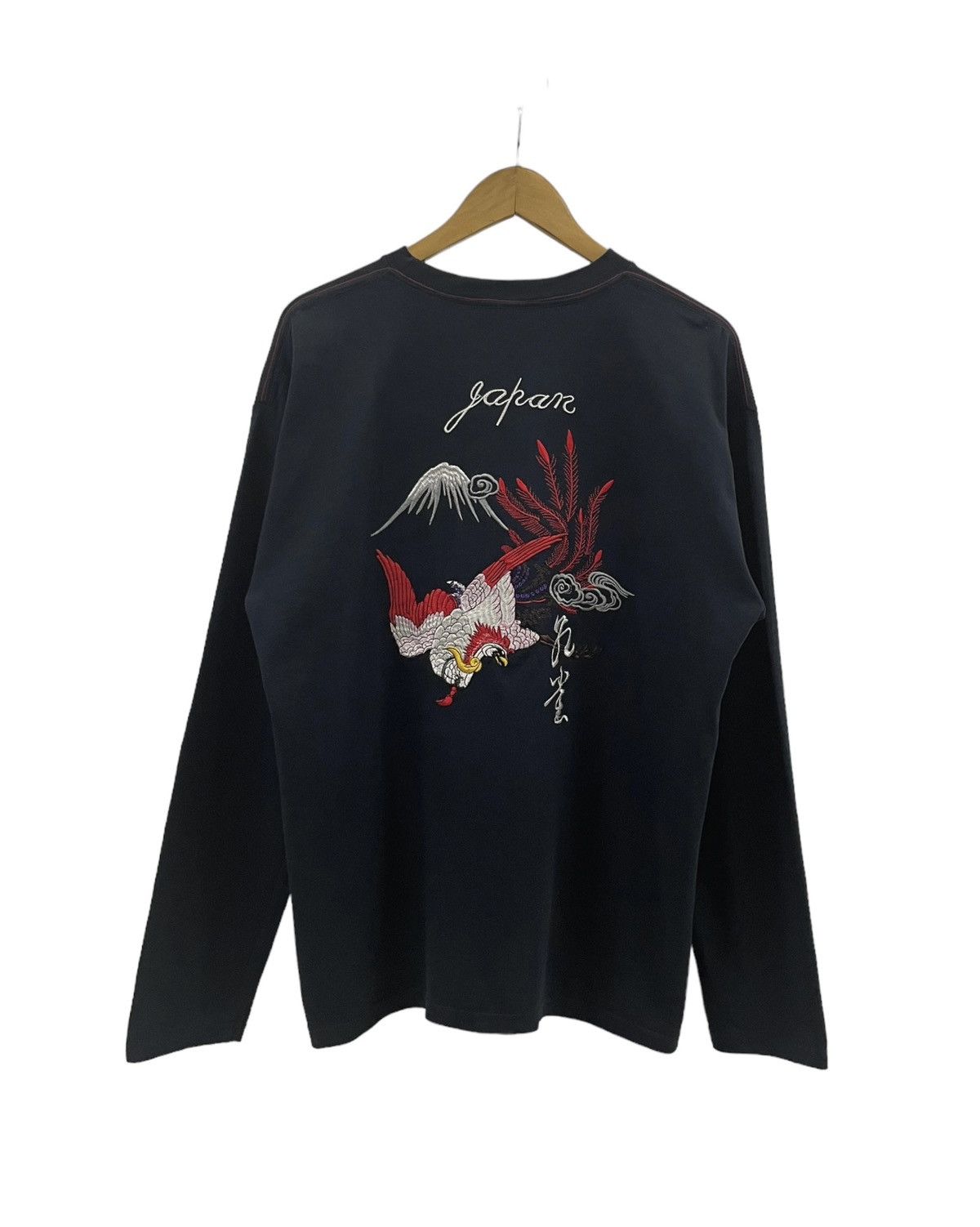Japanese Brand Vintage Sukajan Souvenir Embroidery Logo Long Sleeves Size US M / EU 48-50 / 2 - 2 Thumbnail