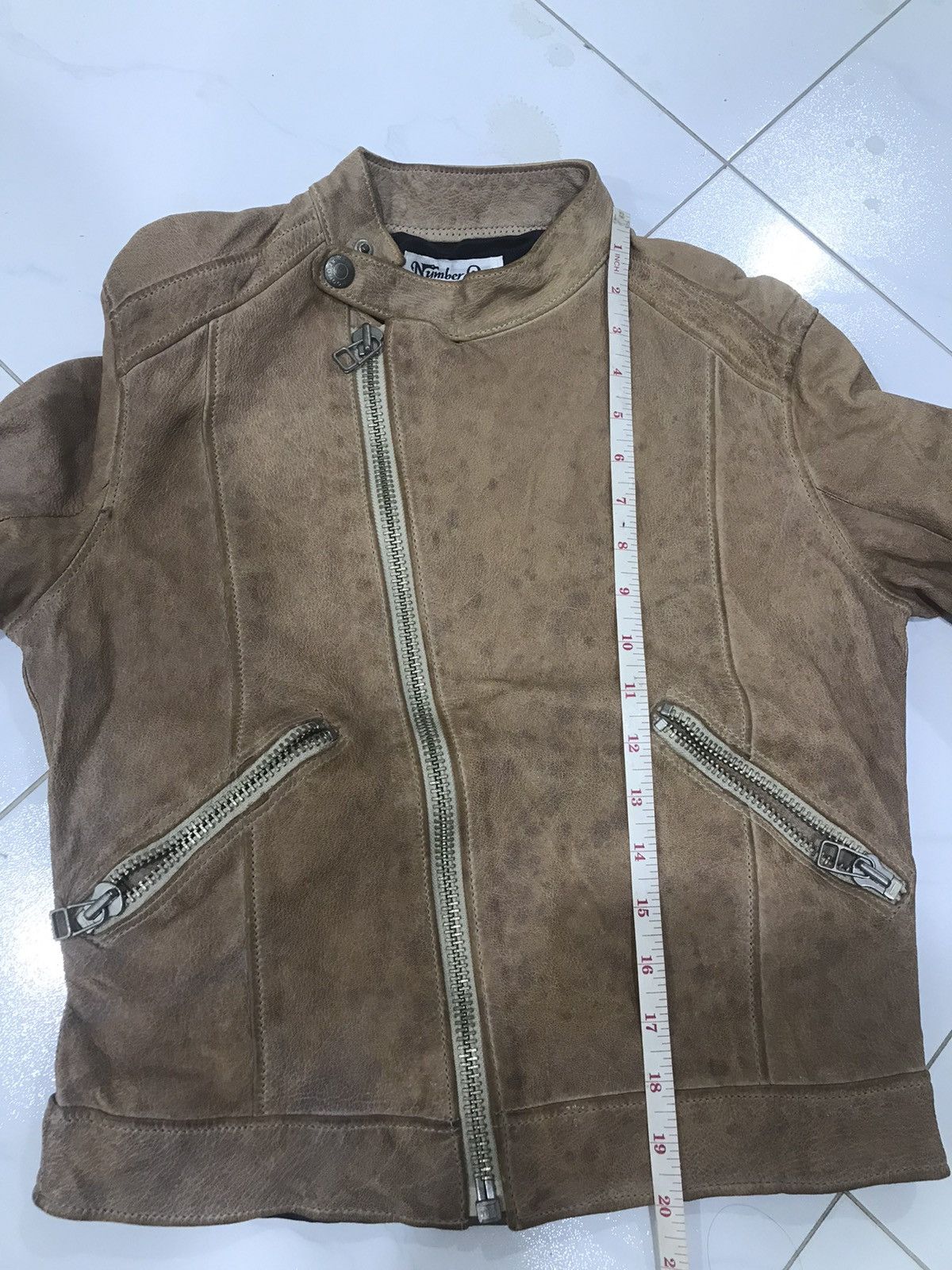 Japanese Brand NUMBER ONE LEATHER JACKET Size US S / EU 44-46 / 1 - 13 Thumbnail