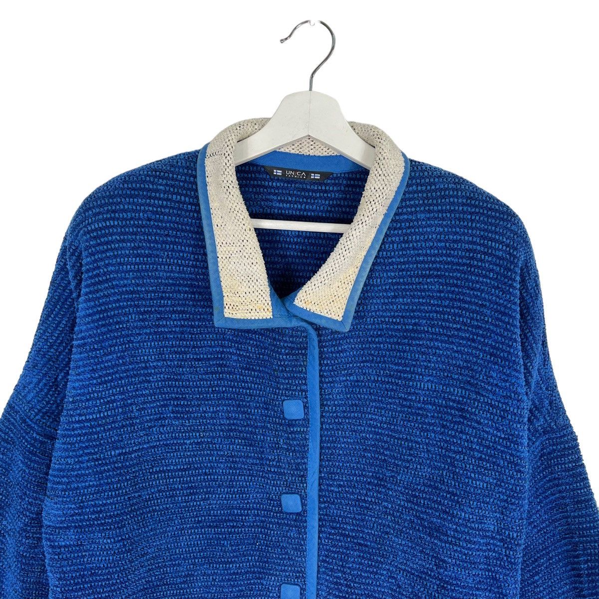 Annikki Karvinen 🔥 VINTAGE UNICA COTTON FINLAND JACKET MADE IN FINLAND Size US L / EU 52-54 / 3 - 2 Thumbnail