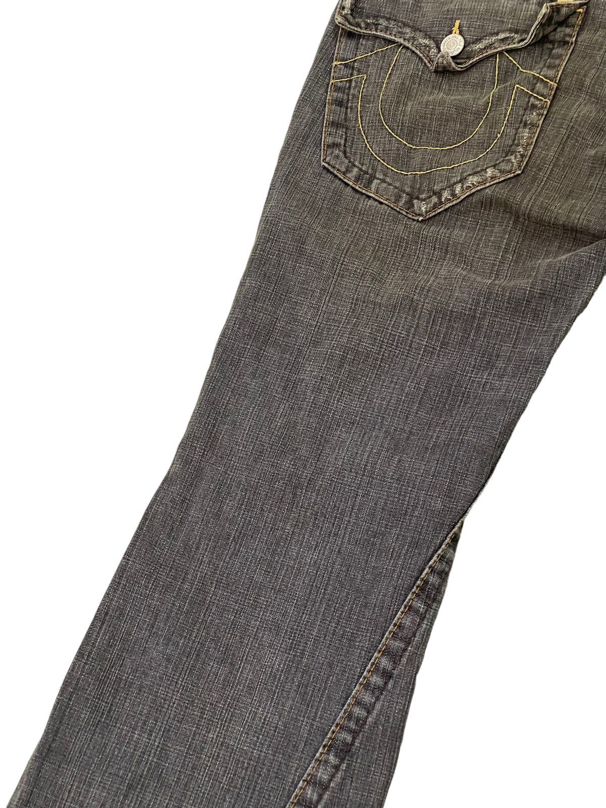 Japanese Brand Flare Jeans True Religion USA Distress Boot Cut 6🟦0 Size US 34 / EU 50 - 16 Thumbnail