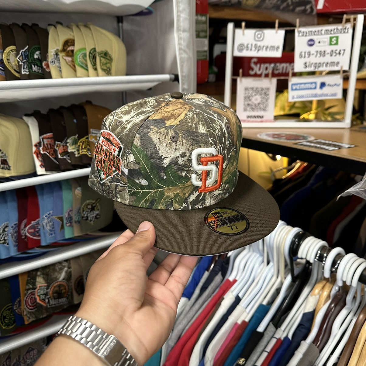 Real tree camo padres exclusive fitted