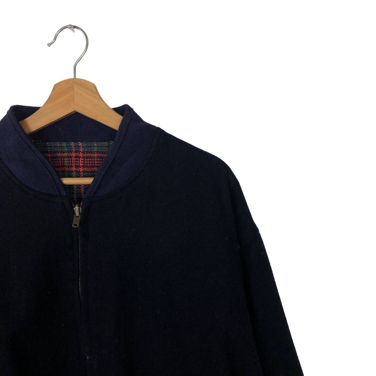 Japanese Brand VINTAGE REVERSIBLE WOOL BOMBER JACKET OTEFFE ISSEY MIYAKE Size US M / EU 48-50 / 2 - 5 Thumbnail