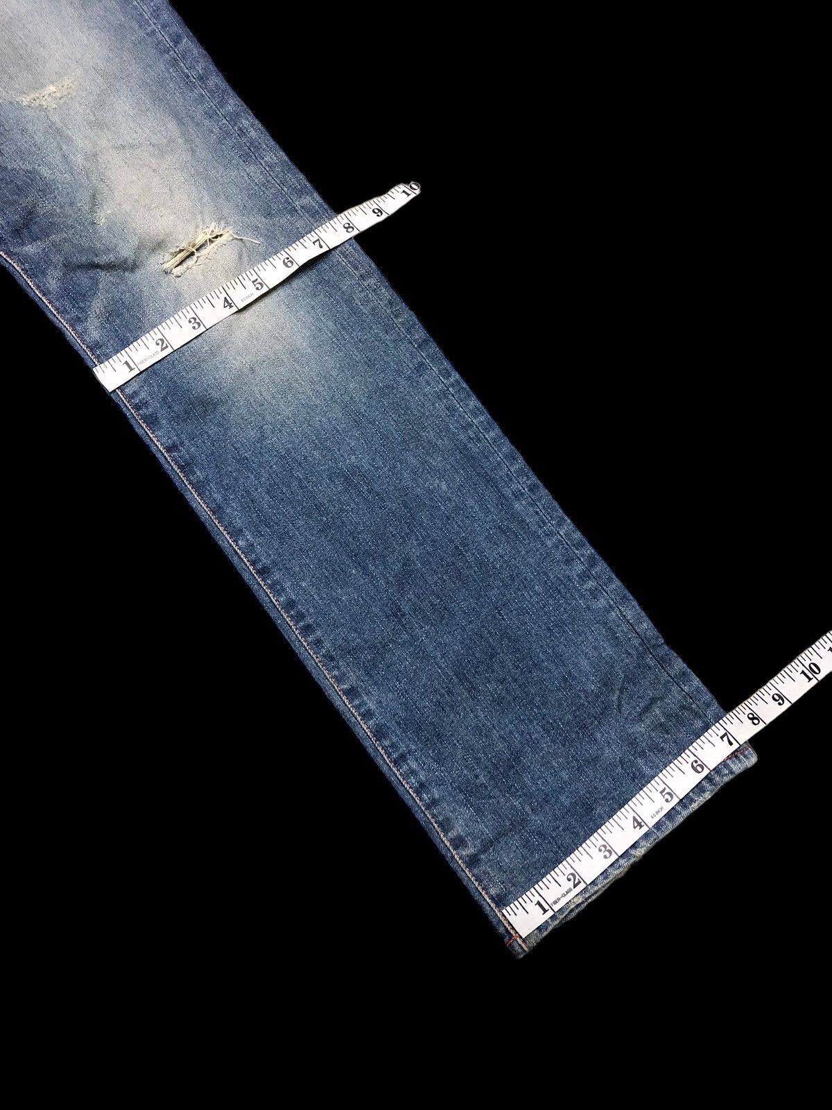 Japanese Brand STRECTHABLE THE FOURTHIRTY BRAND DISTRESSED DENIM Size US 31 - 10 Thumbnail