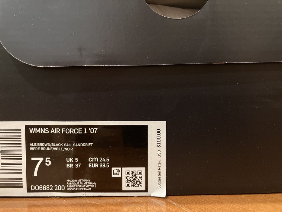 Nike Nike Air Force 1 Low '07 Ale Brown Sanddrift Grailed