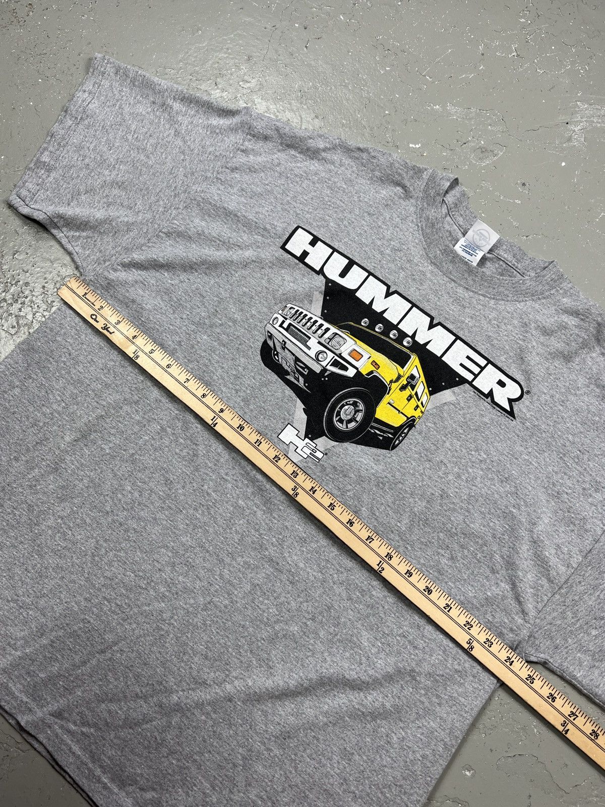 Vintage Hummer H2 Shirt Grey Yellow Size 2XL Size US XXL / EU 58 / 5 - 4 Thumbnail