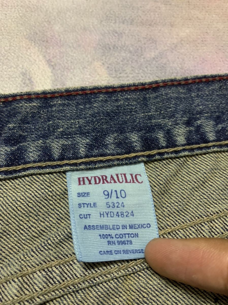 Hysteric Glamour Flare Japanese Brand HYDRAULIC Mud Washed Denim Size US 33 - 9 Thumbnail
