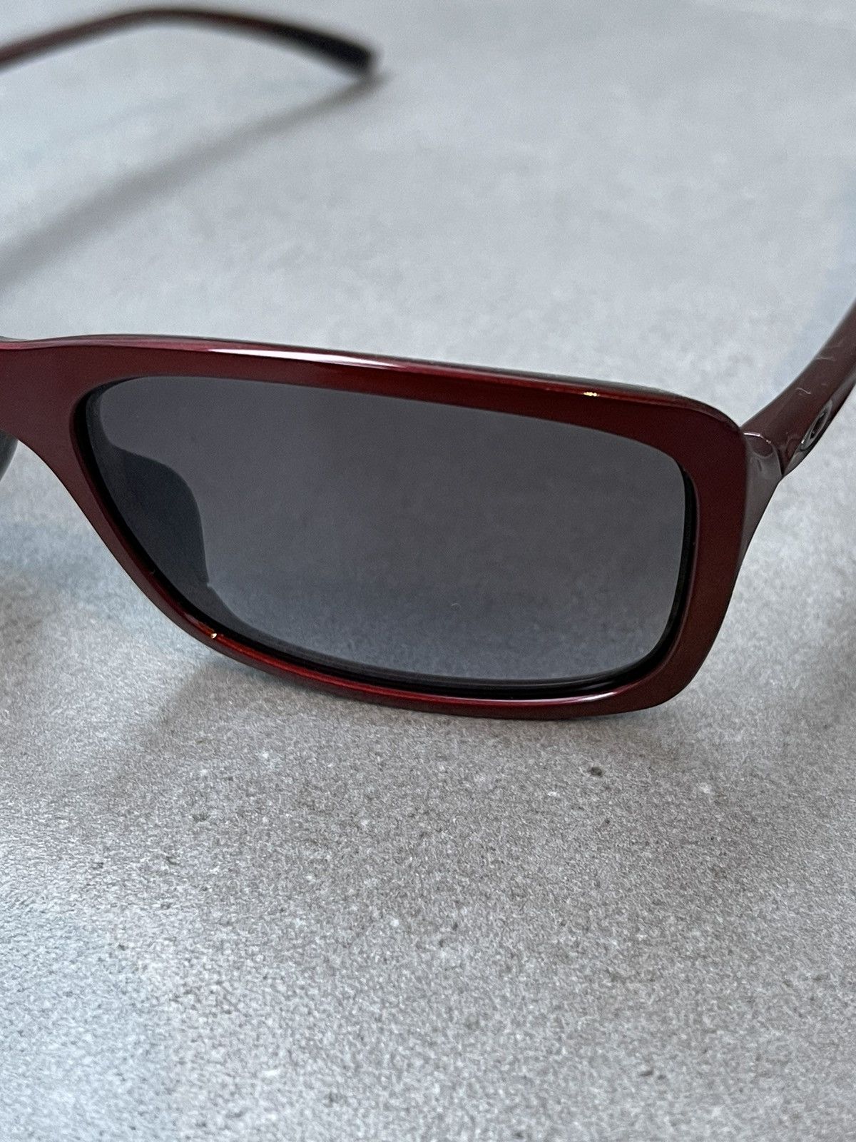 image of Oakley Oo9203-08 "hall Pass" Dark Red Sunglasses, Men's