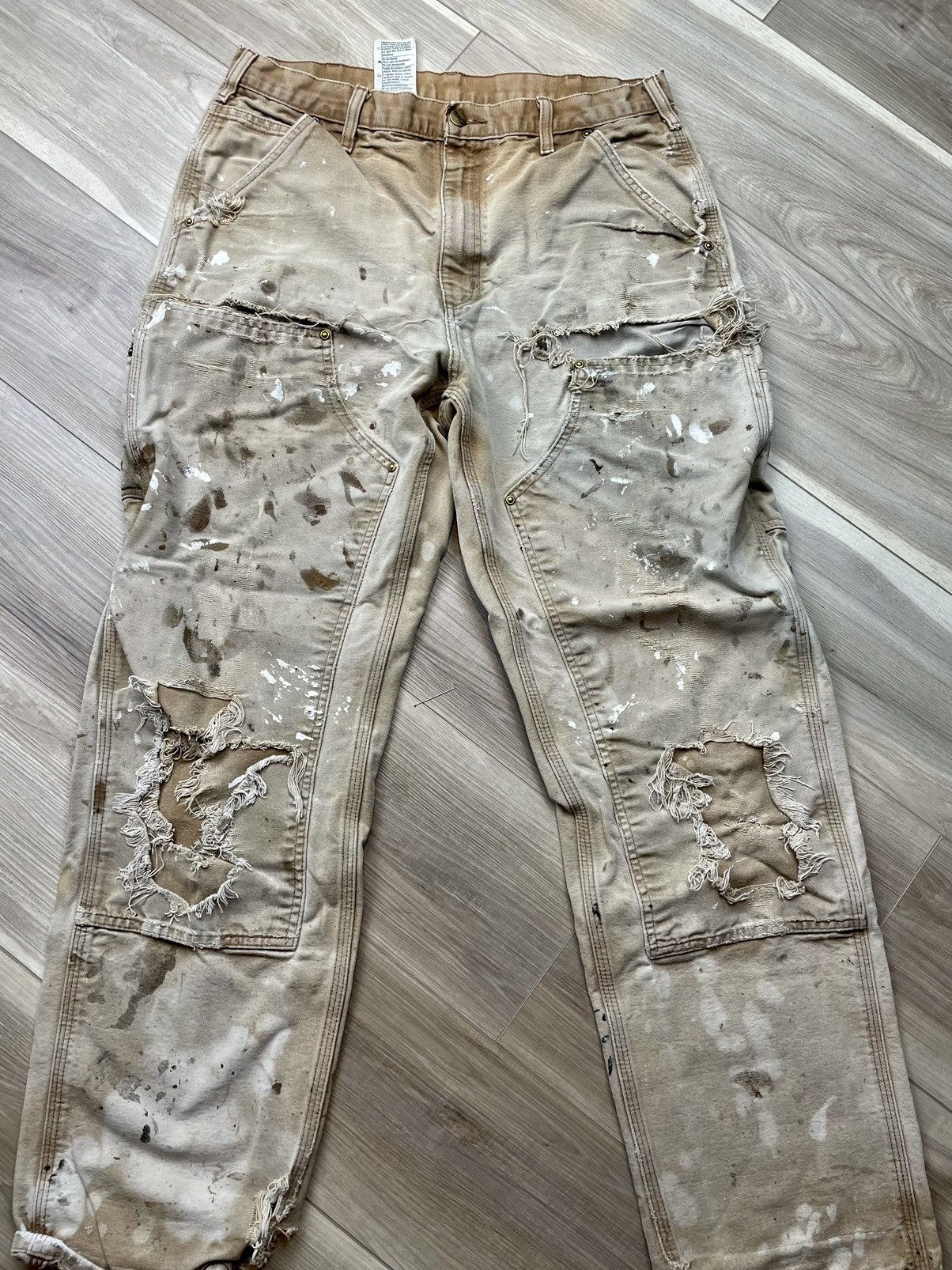 Carhartt × Vintage Vintage double knee Carhartt work pants #2 Size US 33 - 1 Thumbnail