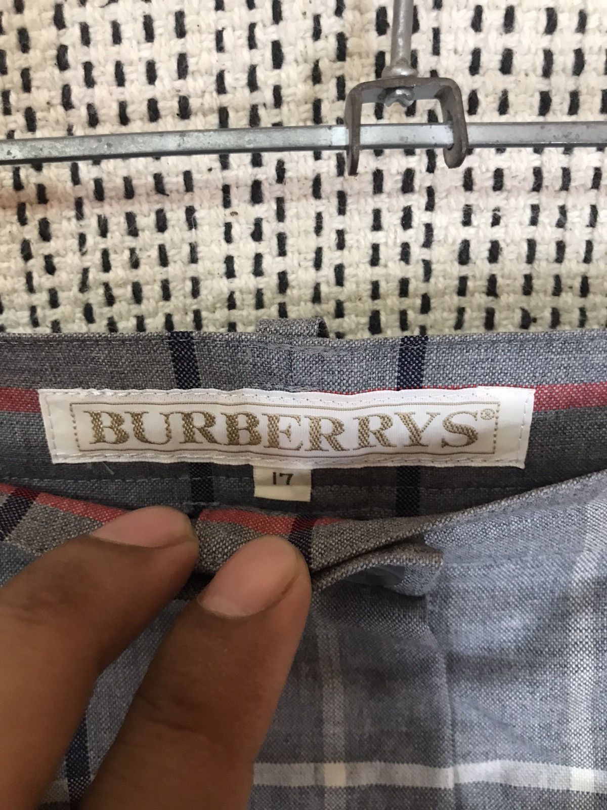Burberry × Vintage ‼️VINTAGE BURBERRY NOVA CHECK CASUAL PANT NICE DESIGN‼️ Size US 32 / EU 48 - 5 Thumbnail