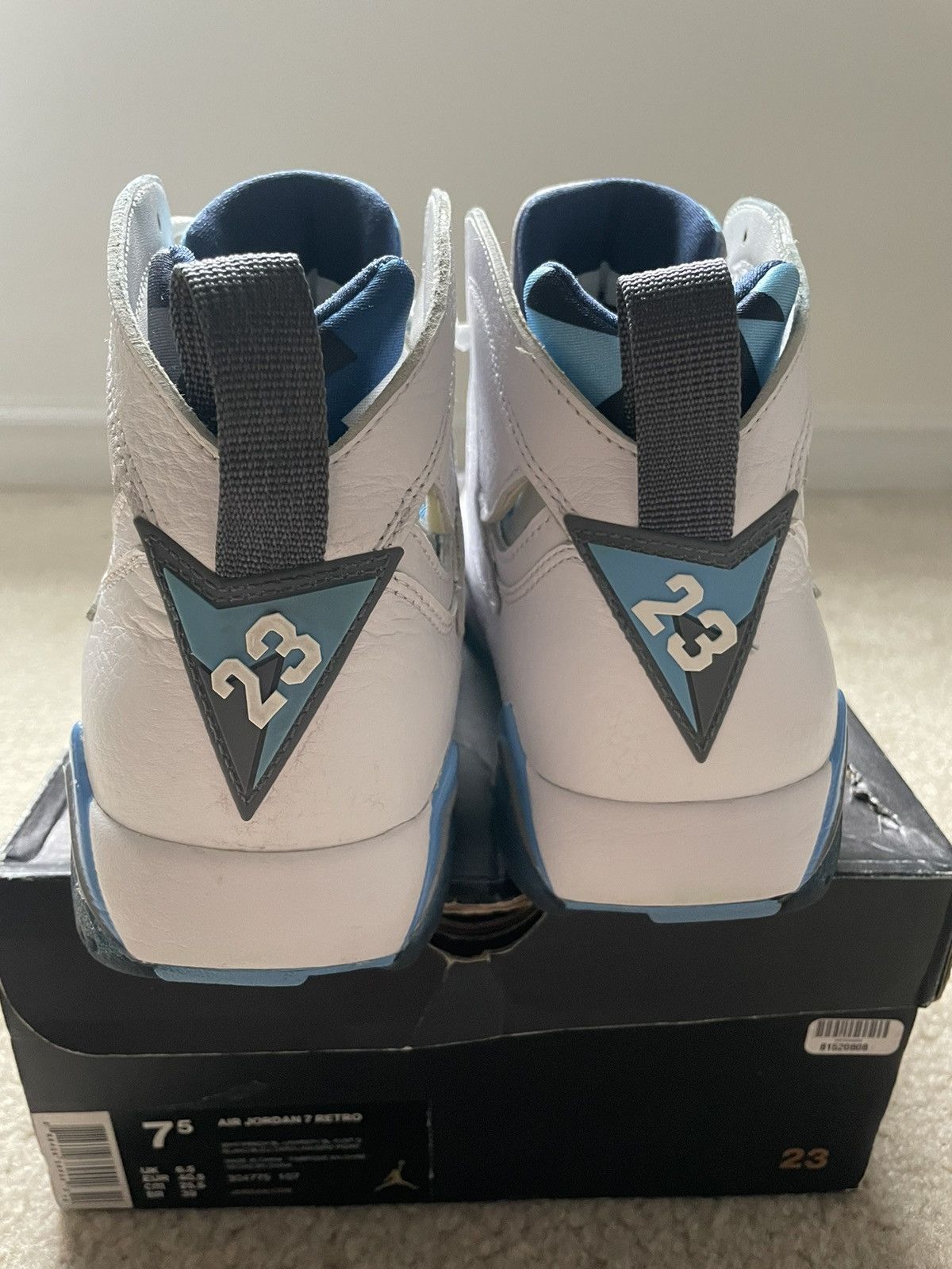 Jordan Brand × Nike Air jordan retro 7 French blues (2015) Size US 7.5 / EU 40-41 - 4 Thumbnail