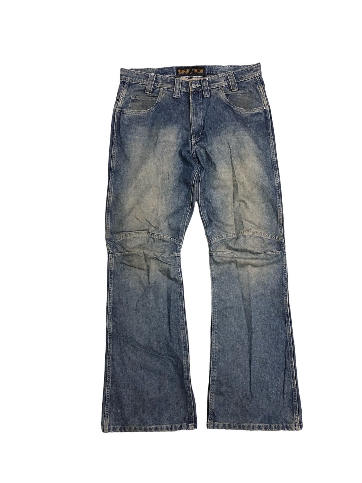 Freeman T. Porter FLARED⚡️⚡️RUSTY DENIM Size US 35 - 1 Thumbnail