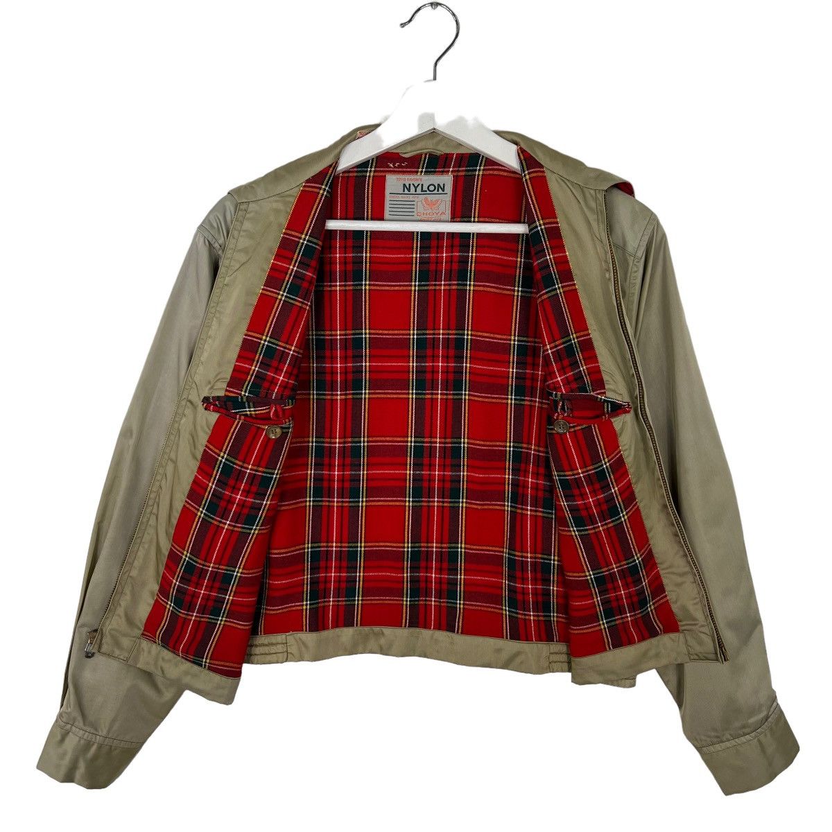Japanese Brand 🔥 VINTAGE 60s TOYO RAYON'S TARTAN LINING JACKET Size US S / EU 44-46 / 1 - 7 Thumbnail