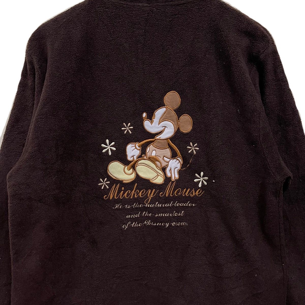 Disney Vintage mickey mouse fleece sweater Size US M / EU 48-50 / 2 - 3 Thumbnail