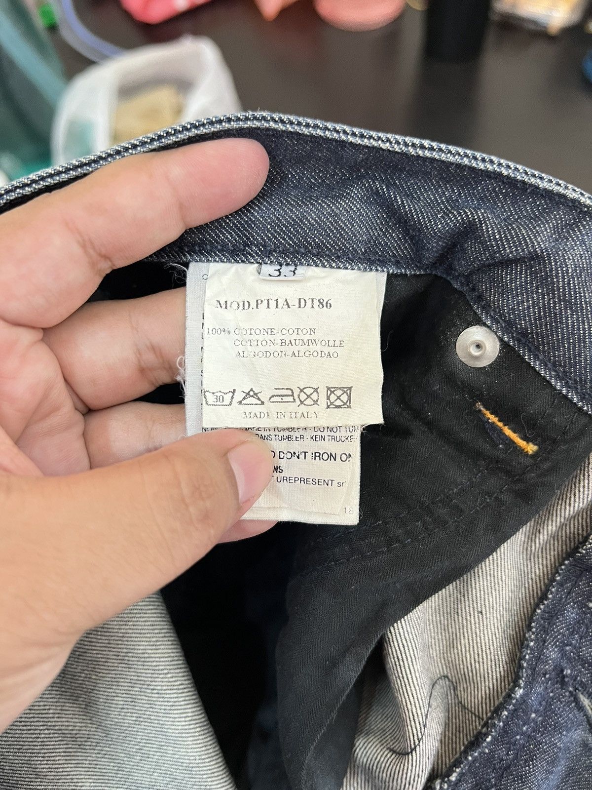 Raf by Raf Simons 💥 RAF BY RAF SIMONS DYED DENIM JEANS MADE IN ITALY Size US 34 / EU 50 - 12 Thumbnail