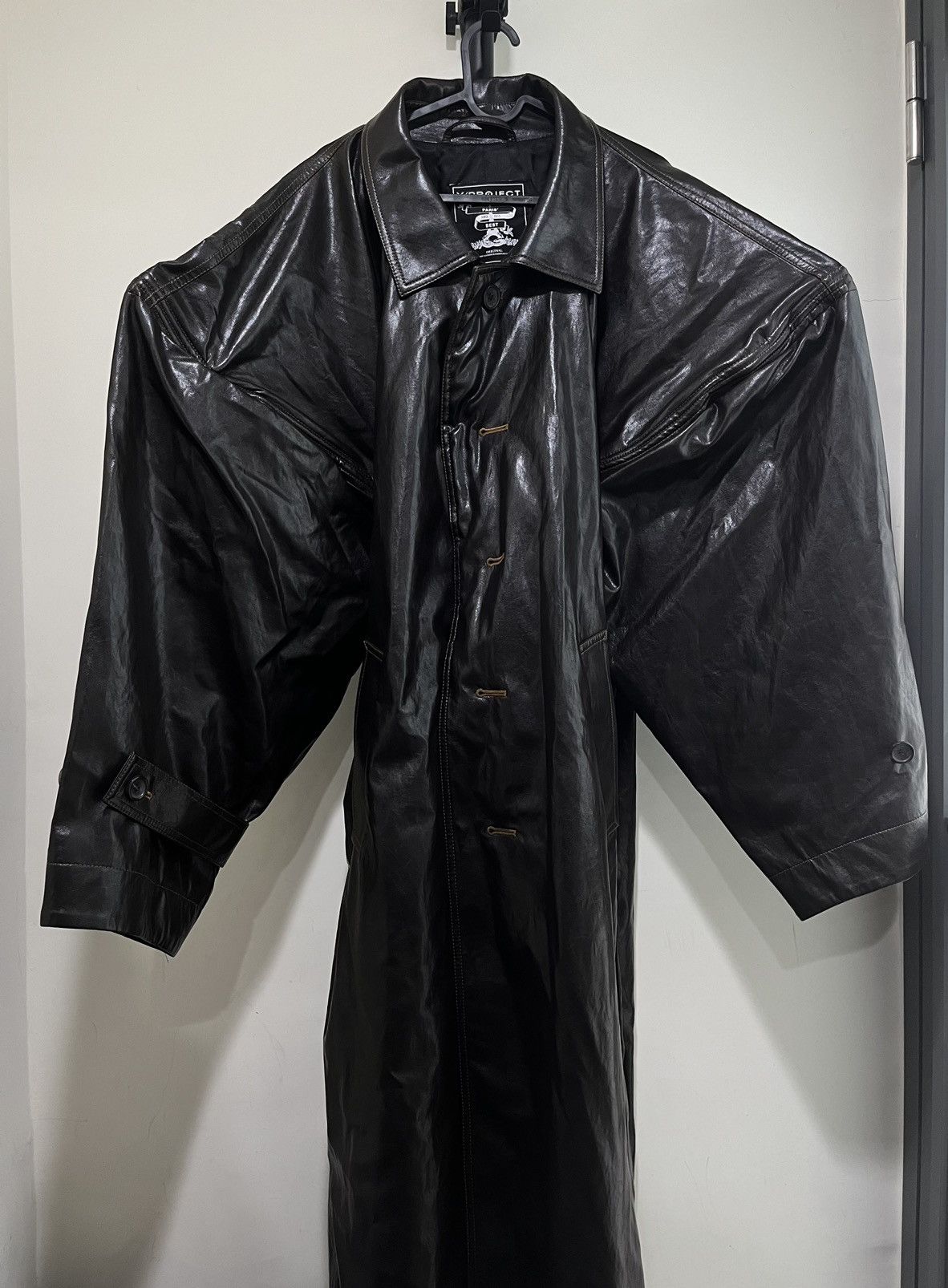 Y/Project Y Project Leather Coat | Grailed