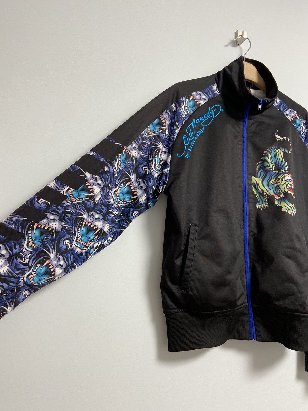 Ed Hardy Vintage Ed Hardy Track Top Jacket Black Logo Size US S / EU 44-46 / 1 - 18 Thumbnail