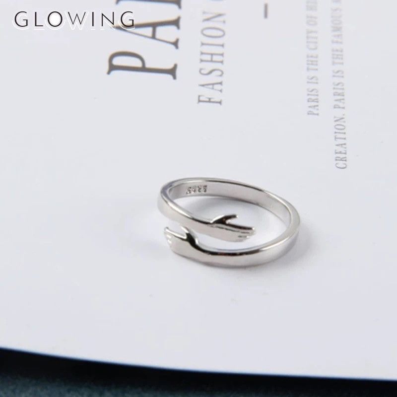 Jewelry × Vintage Hugging Hands Ring Size ONE SIZE - 2 Thumbnail