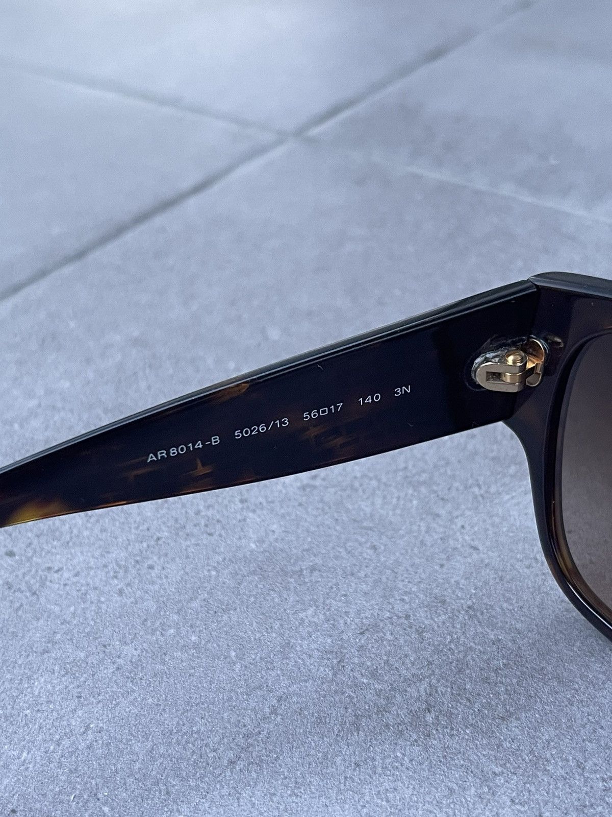 Emporio Armani Giorgio Armani AR8014-B 5026/13 Brown Crystal Sunglasses Size ONE SIZE - 11 Thumbnail