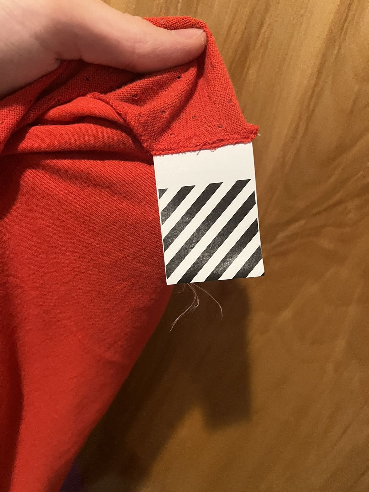 Off-White Off White Triple Layer Reconstructed Longsleeve Red Purple Size US M / EU 48-50 / 2 - 13 Thumbnail