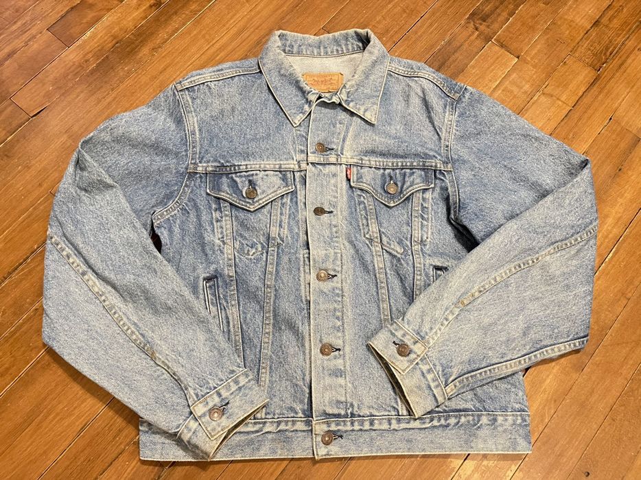 Vintage Vintage 80s Levi’s Light Wash Denim Trucker Jacket | Grailed