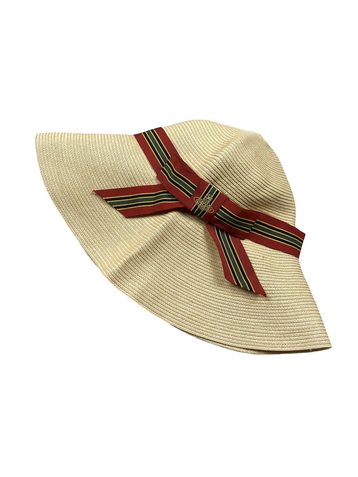 Vivienne Westwood Vivienne Westwood Orb Logo Straw Hat Size ONE SIZE - 7 Thumbnail