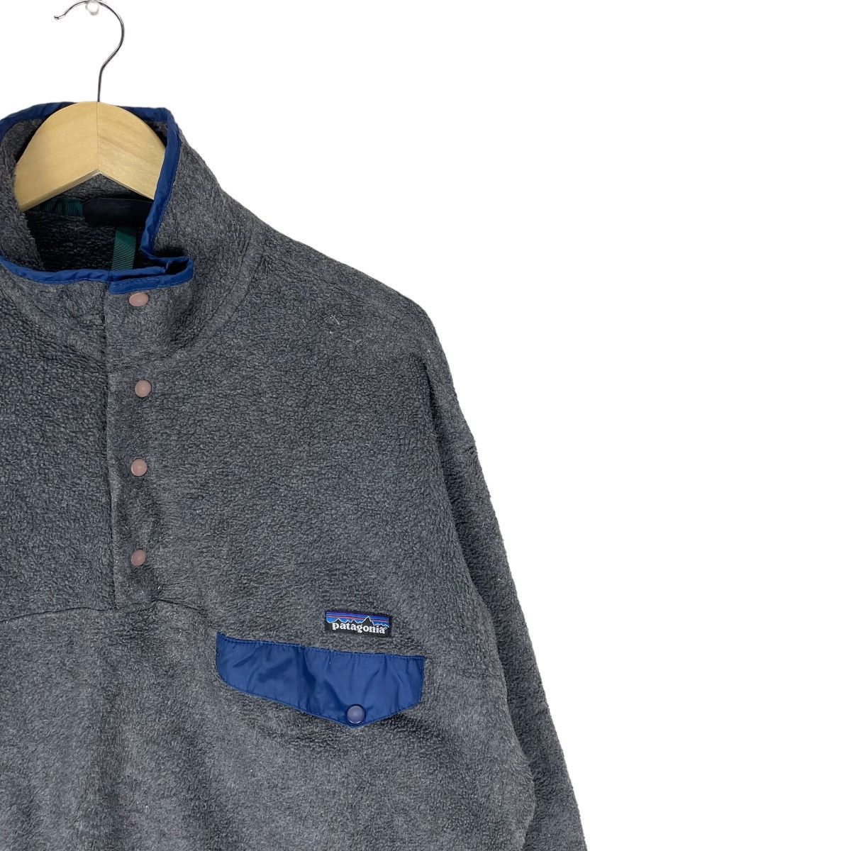 Patagonia 🌟PATAGONIA FLEECE SINGLE POCKET HALF SNAP BUTTON JACKET Size US L / EU 52-54 / 3 - 3 Thumbnail