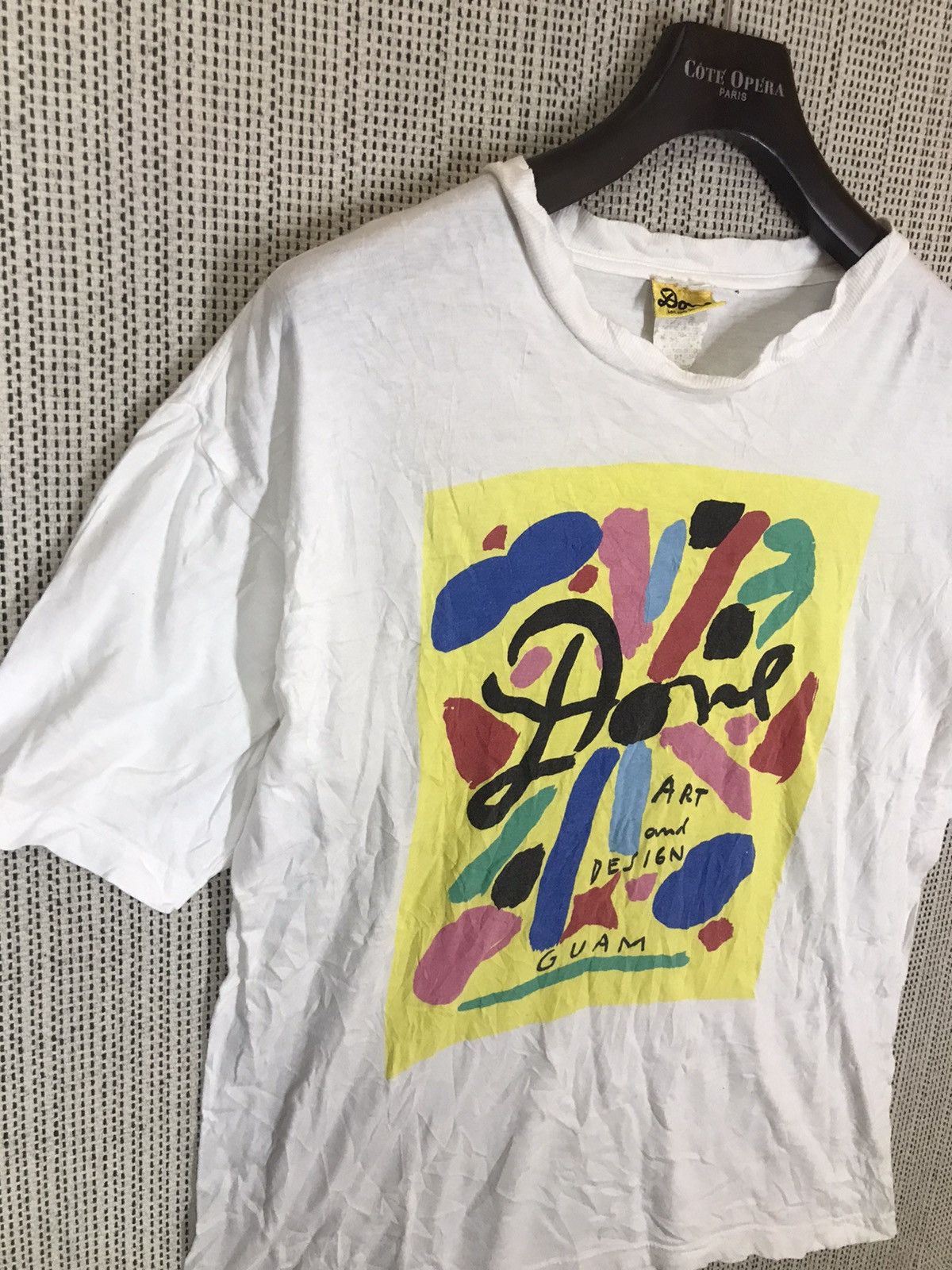 Vintage ‼️VTG DOME ART AND DESIGN TSHIRT DISTRESSED‼️ Size US L / EU 52-54 / 3 - 8 Thumbnail
