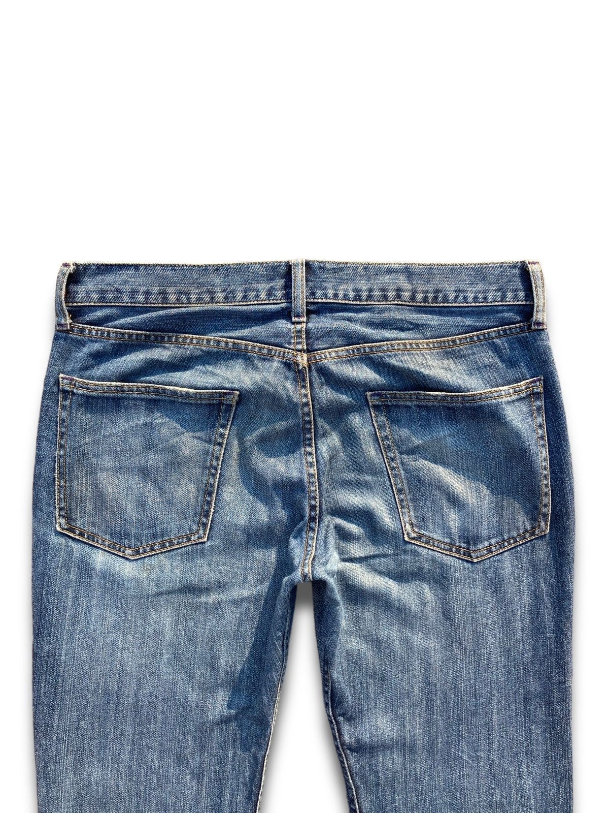 Takeo Kikuchi Vintage 90s Japanese Brand Takeo Kikuchi Kaihara Jeans Size US 33 - 10 Thumbnail
