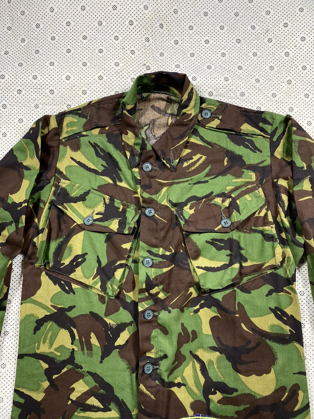 Vintage Vintage 80s British Smock Slank Pocket Camouflage Jacket Size US M / EU 48-50 / 2 - 3 Thumbnail