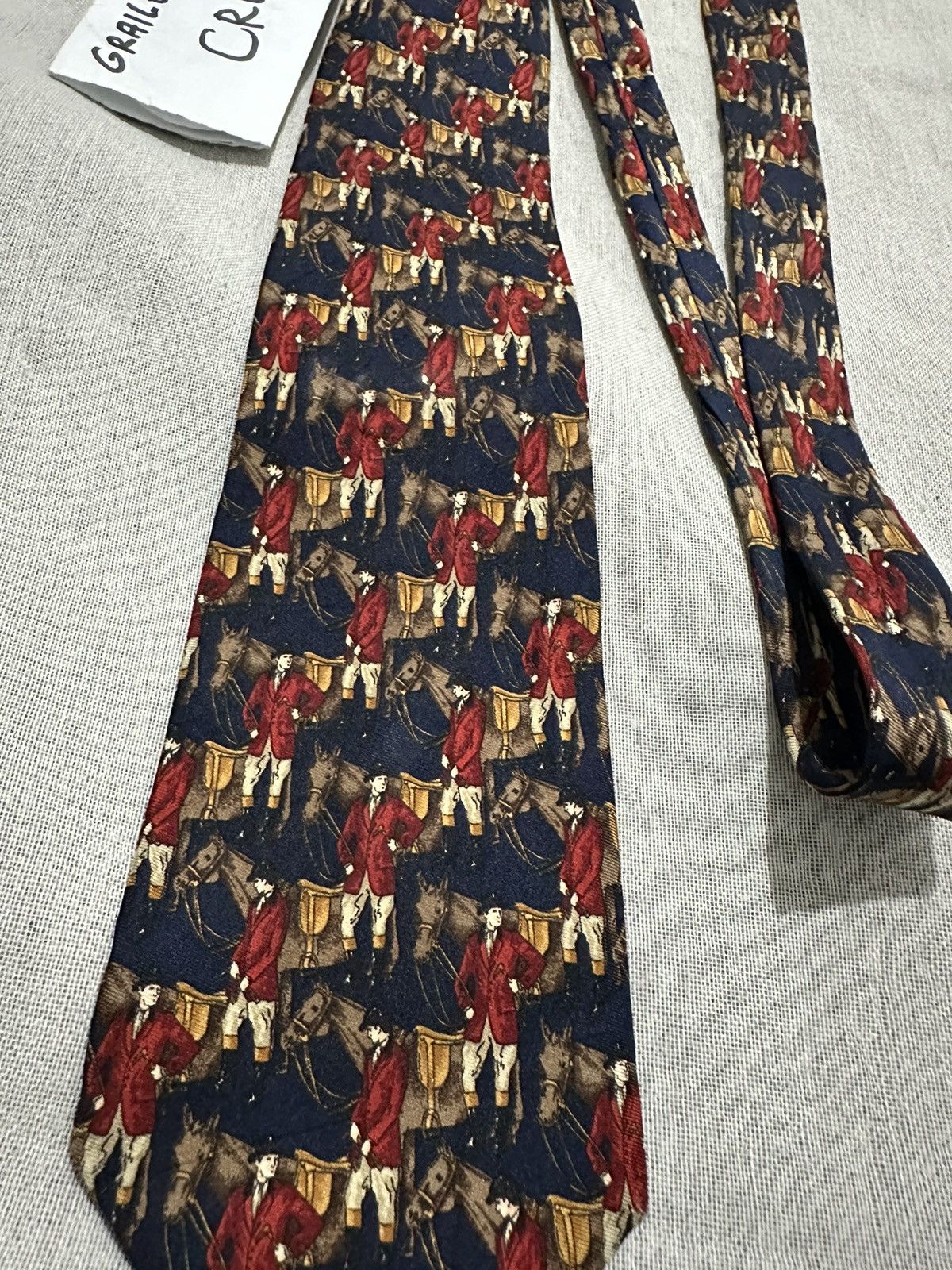 Burberry × Vintage Vintage Burberry Nice Art Tie Size ONE SIZE - 1 Thumbnail