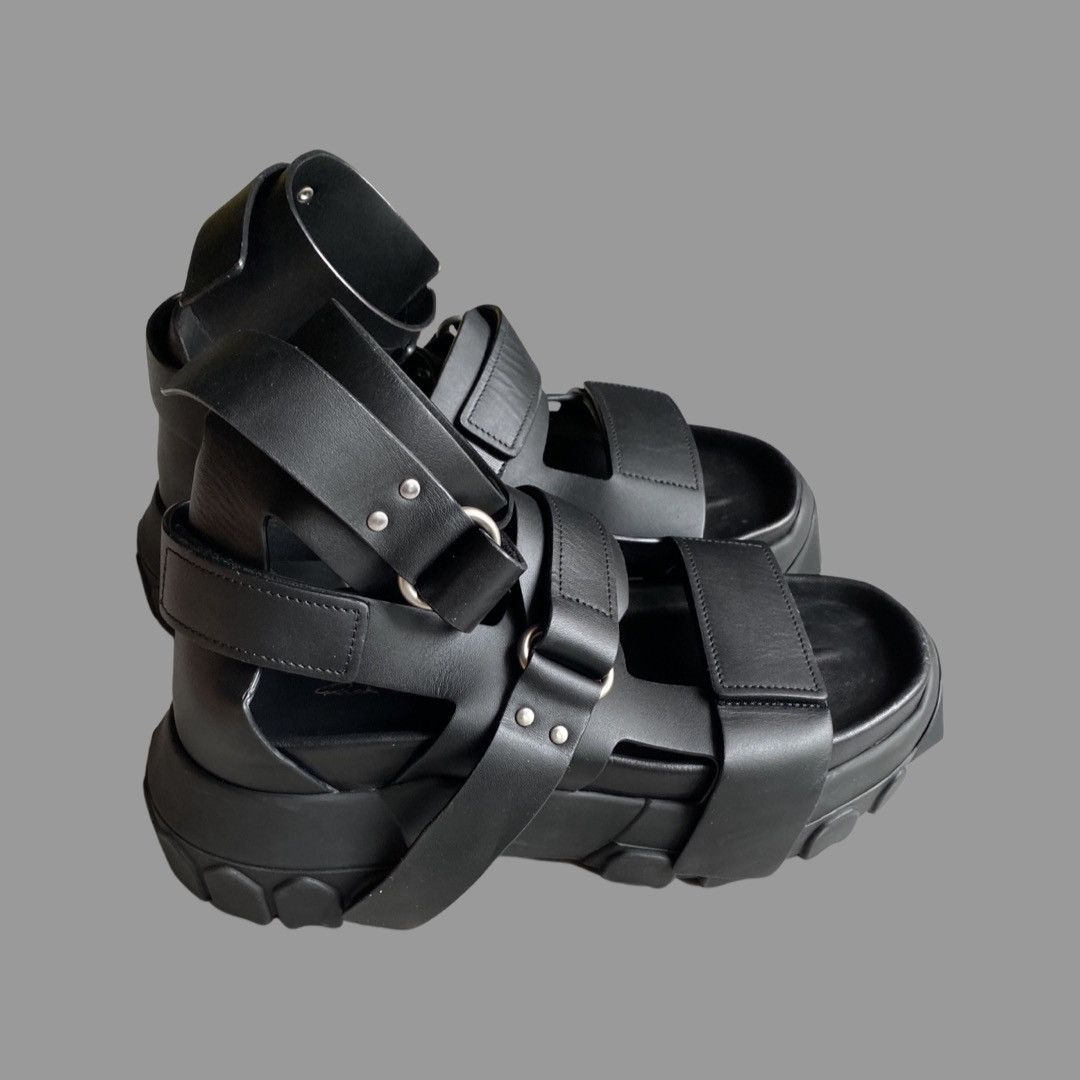 Rick Owens SS20 “Tecuatl” Gladiator Tractor Sandal Size US 7 / IT 37 - 1 Thumbnail