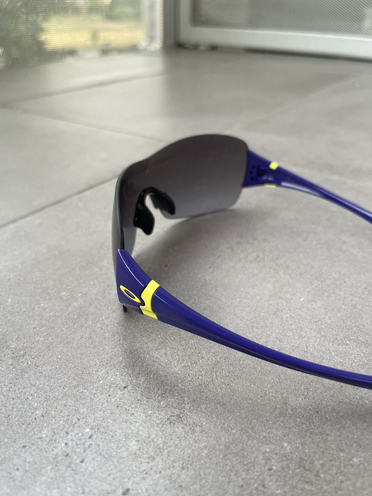 Oakley Oakley OO9141-17 "Miss Conduct" BlueYellow Shield Sunglasses Size ONE SIZE - 6 Thumbnail