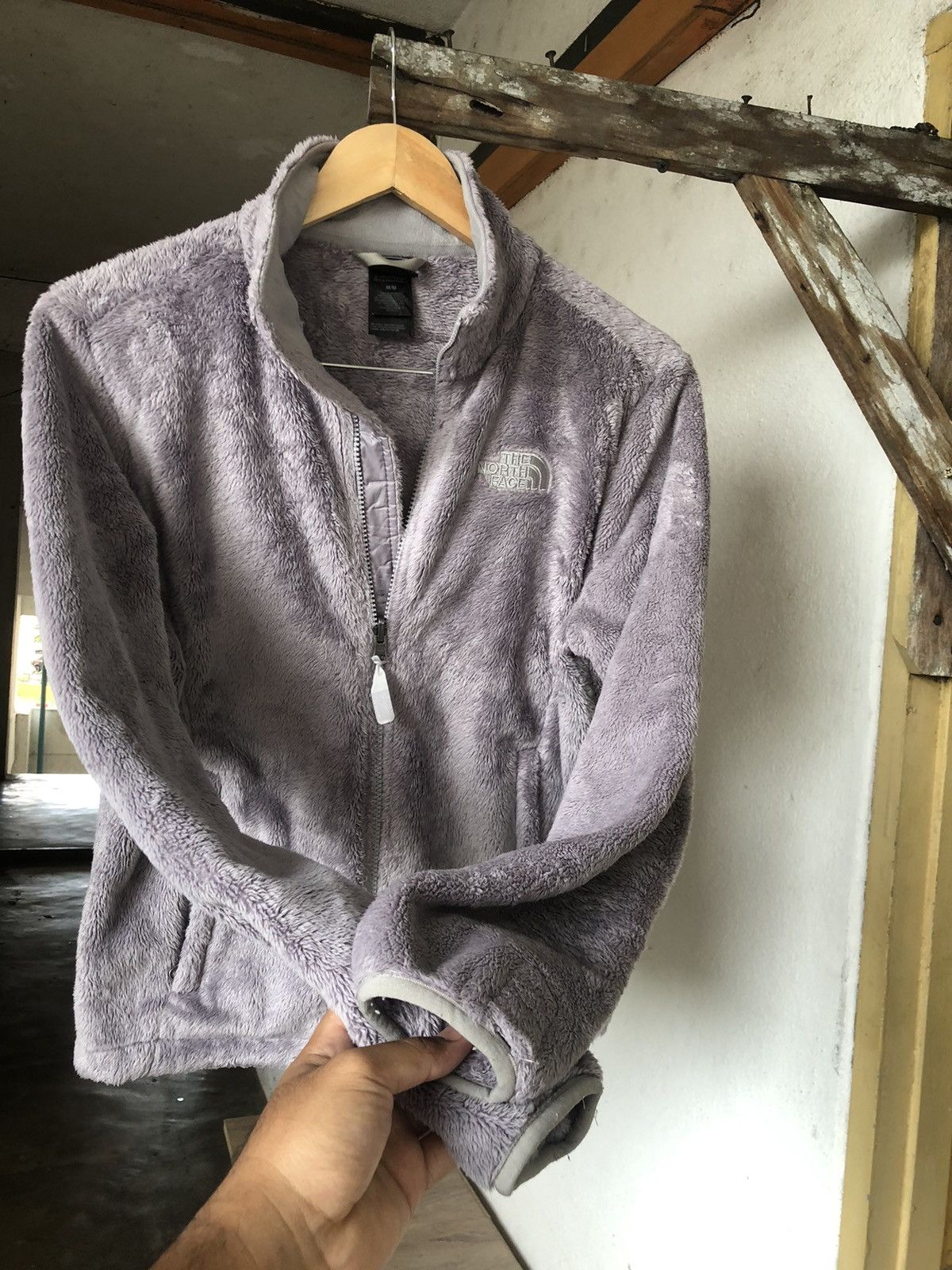 The North Face The North Face Light Grey Fleece Jacket Womens Size M / US 6-8 / IT 42-44 - 10 Thumbnail