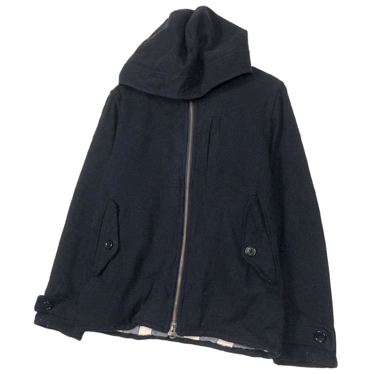 Japanese Brand × Johnbull × KOJIMA GENES 💥JOHNBULL JAPAN WOOL ZIPPER HOODIE JACKET Size US L / EU 52-54 / 3 - 3 Thumbnail
