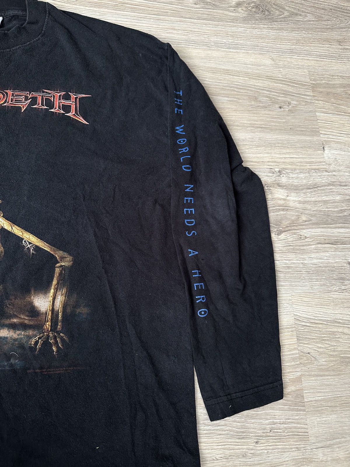 Band Tees Megadeth - Global Tour 2001 / 2002 LS Size US XL / EU 56 / 4 - 5 Thumbnail