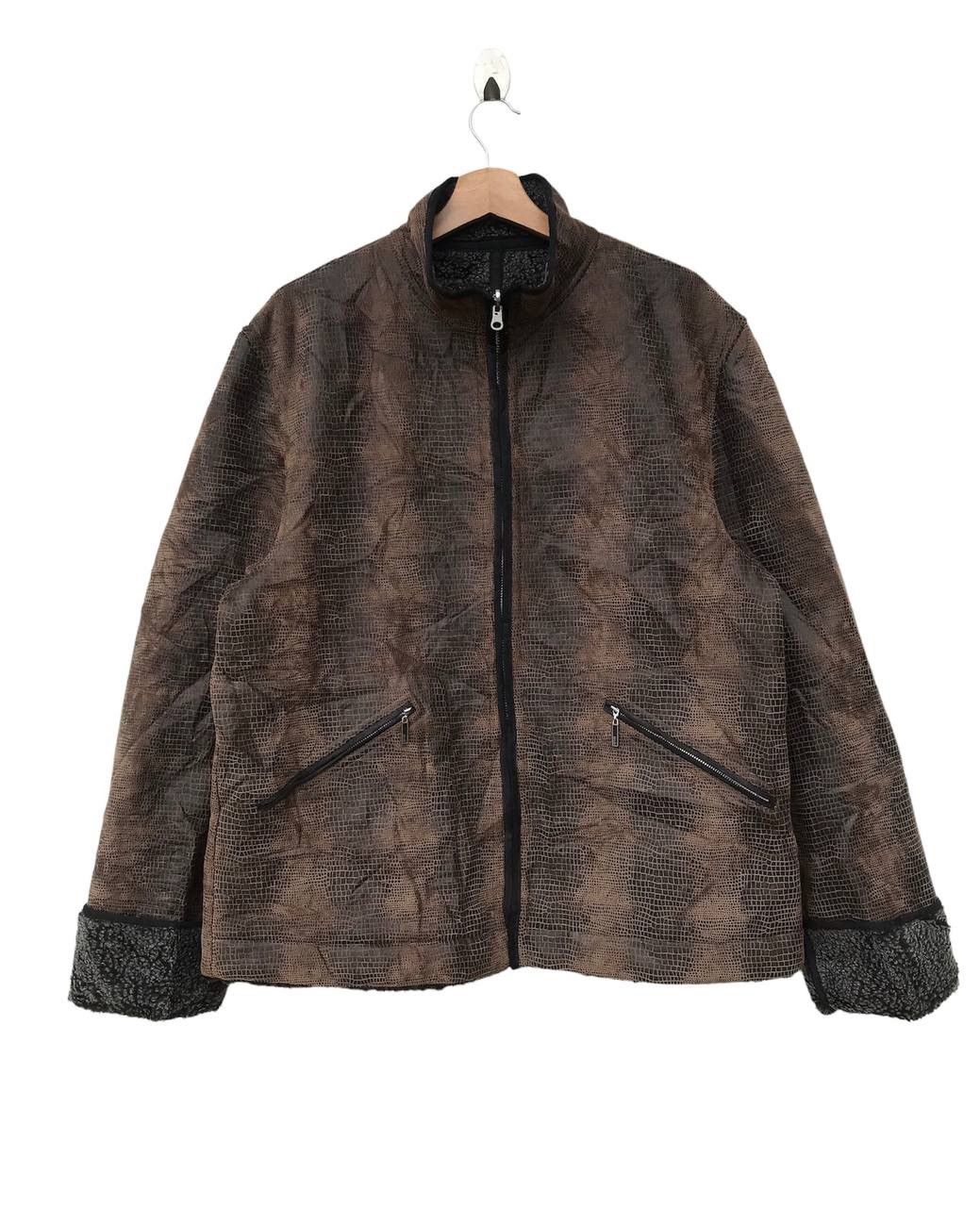 Jean Paul Gaultier RARE JPG Onward Kashiyama Reversible Lizard Coated Jacket Size US L / EU 52-54 / 3 - 1 Thumbnail