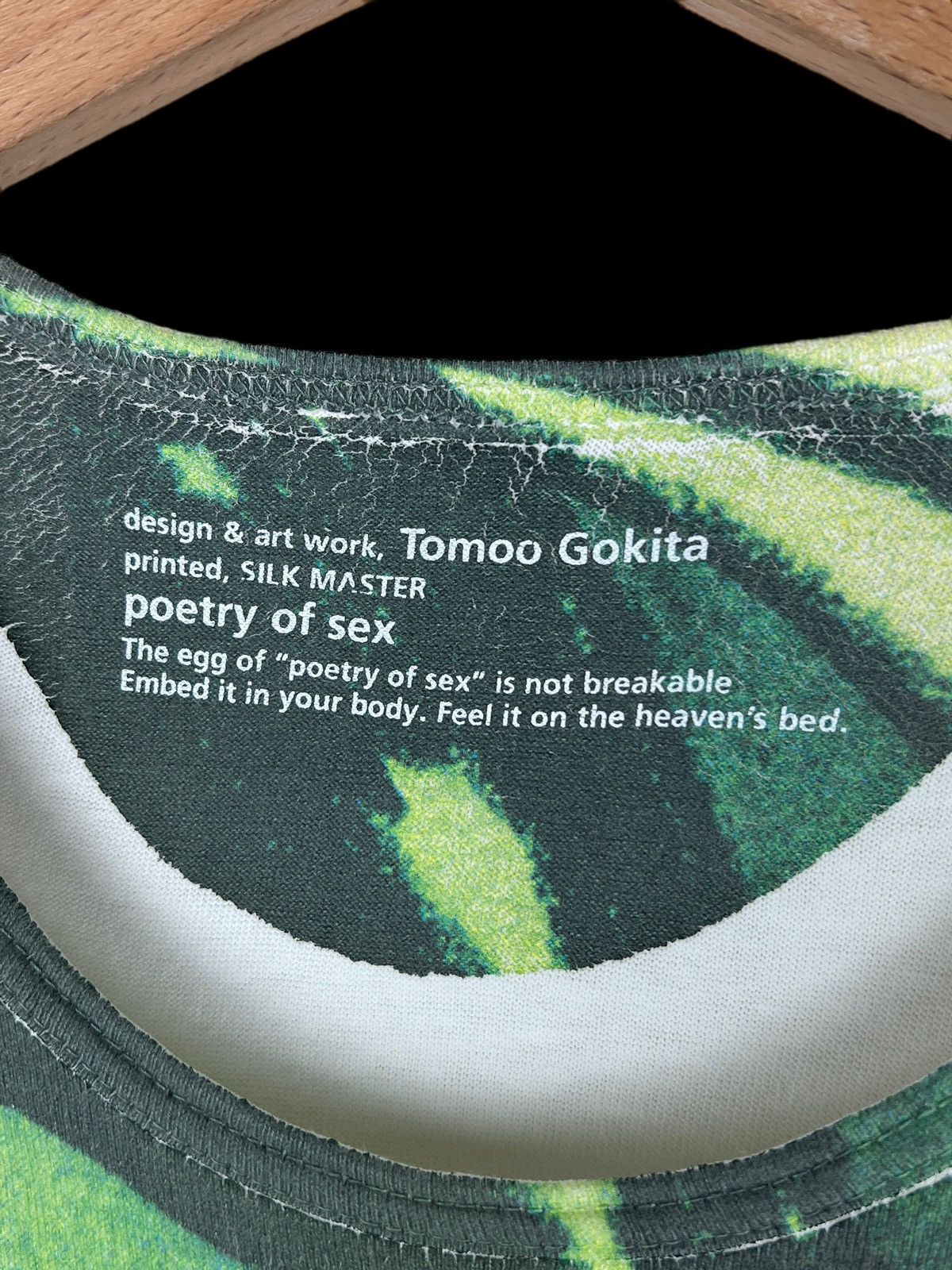 Japanese Brand Vintage Tomoo Gokita ‘Poetry Of Sex” Artwork Tshirt Size S / US 4 / IT 40 - 8 Thumbnail