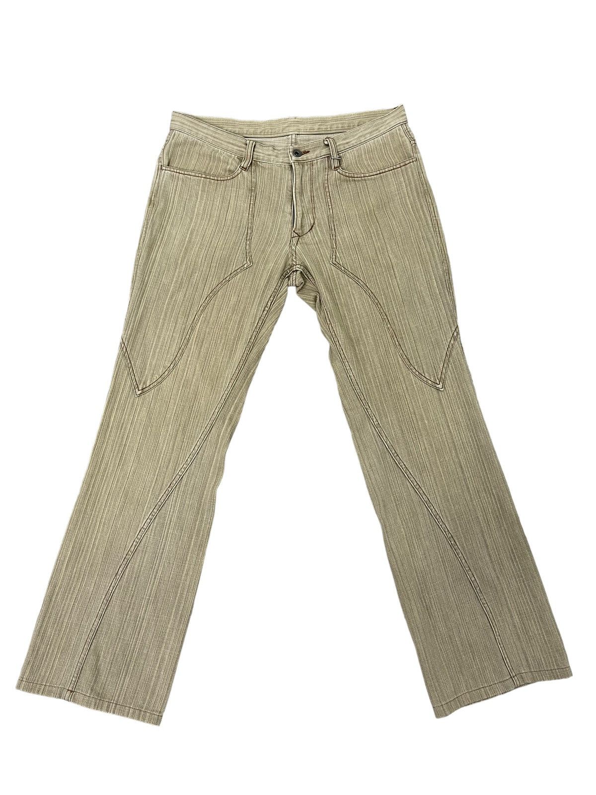 Japanese Brand Regular Jeans Nicole Club Pinstriped 5🟦9 Size US 32 / EU 48 - 2 Thumbnail