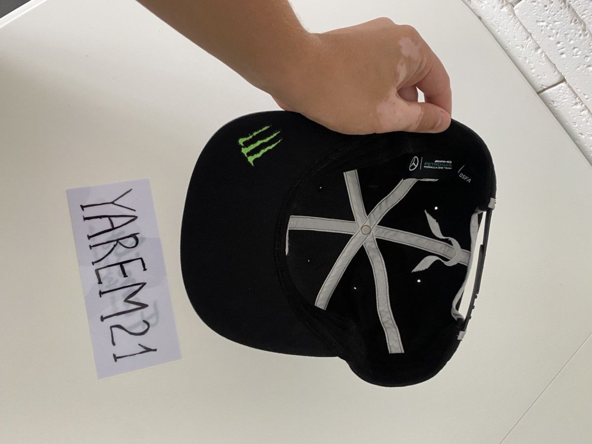Mercedes-Benz Mercedes Benz F1 Petronas Monster Energy cap hat Size ONE SIZE - 5 Thumbnail