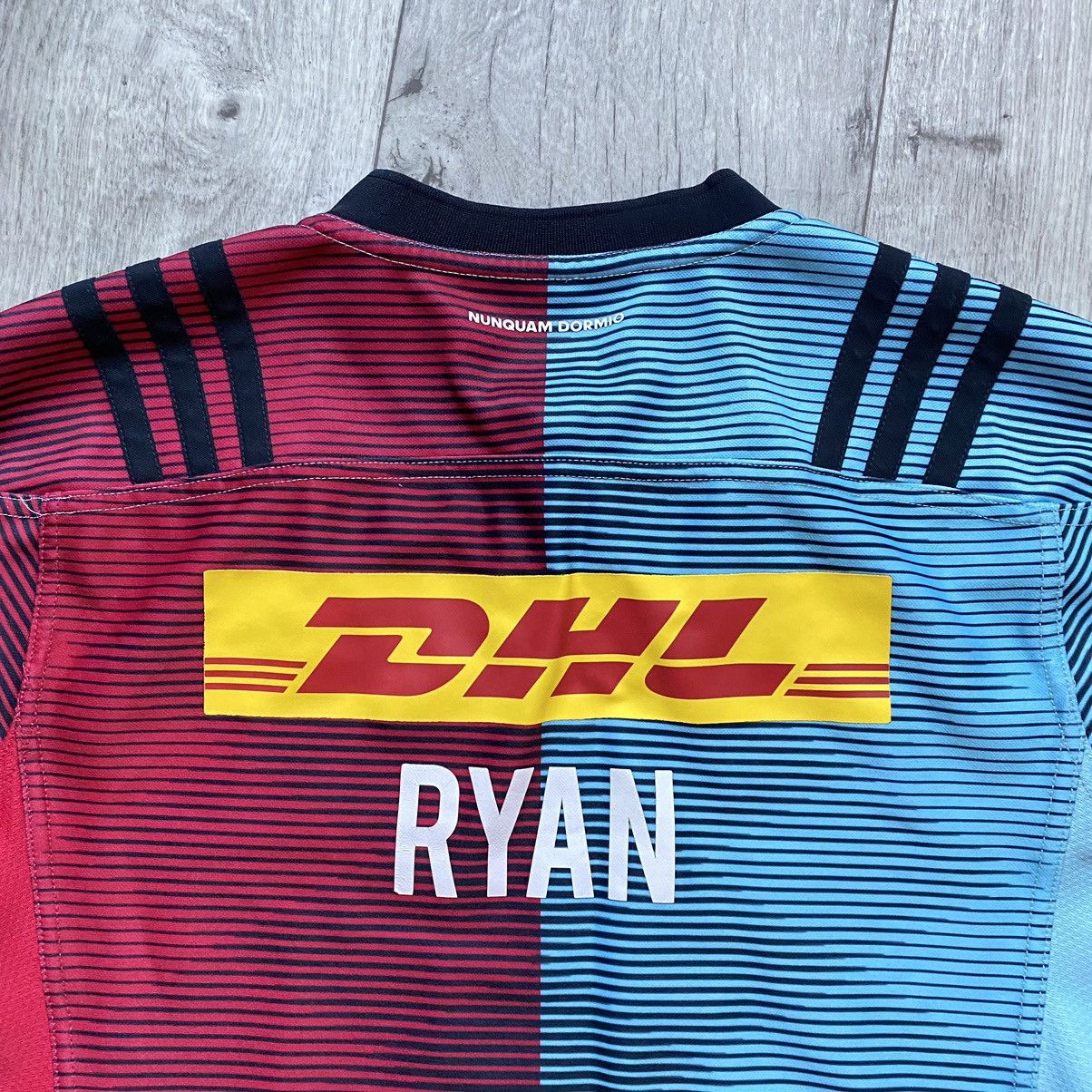 Adidas ADIDAS DHL HARLEQUINS RYAN FOOTBALL T SHIRT Size US L / EU 52-54 / 3 - 5 Thumbnail