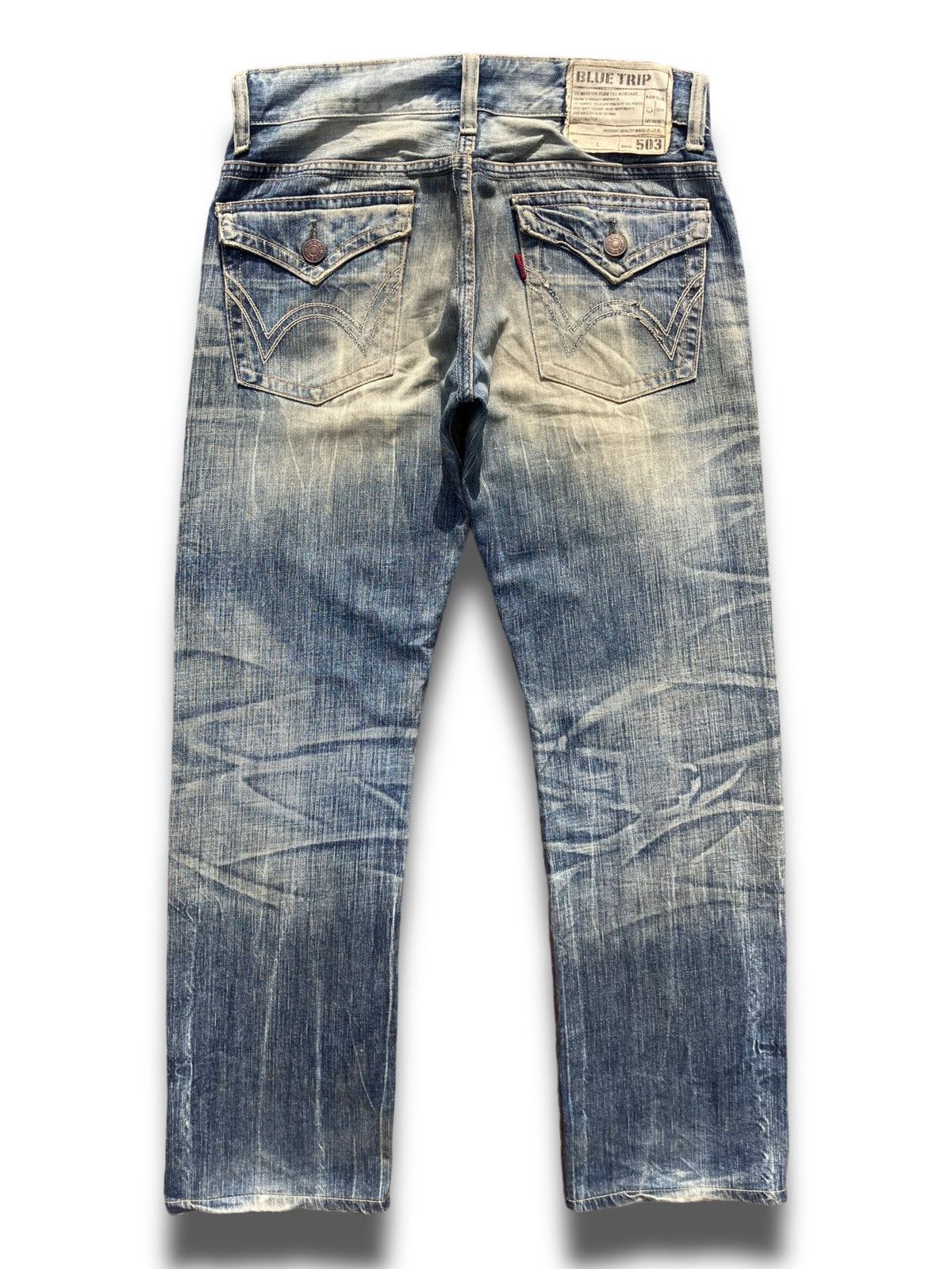 Edwin Vintage Y2K Edwin 503 Cowboy Kaihara Denim Size US 30 / EU 46 - 2 Thumbnail
